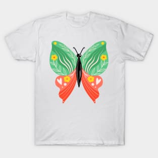 Floral Butterfly T-Shirt